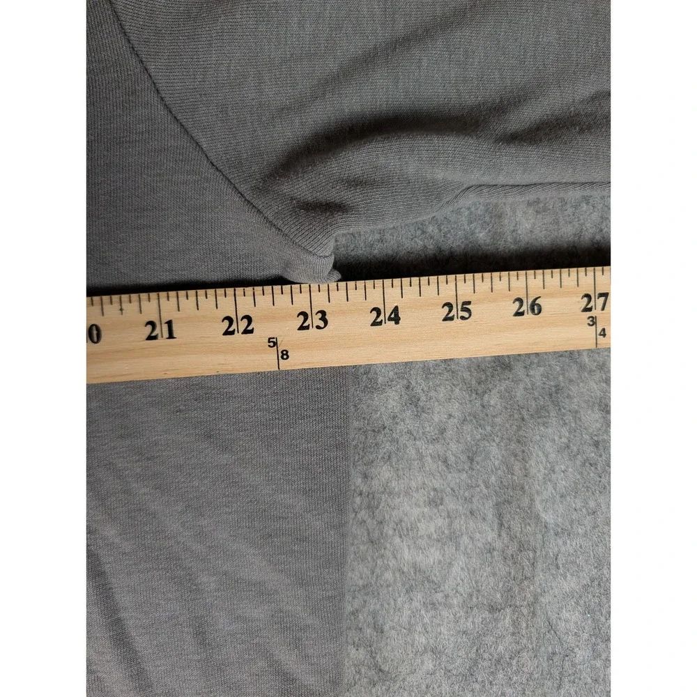 The North Face Mens Grey Never Stop Exploring Red Box Logo Pullover Hoodie L